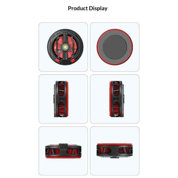 S01 Magnetic Phone Cooler – Semiconductor Mobile Cooling Fan With Rgb Light For Gaming